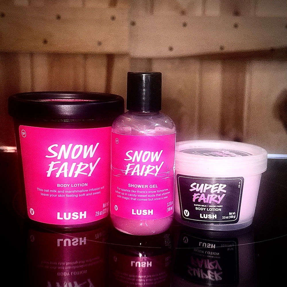 Lush Cosmetics Snow Fairy / Super Fairy Trio!